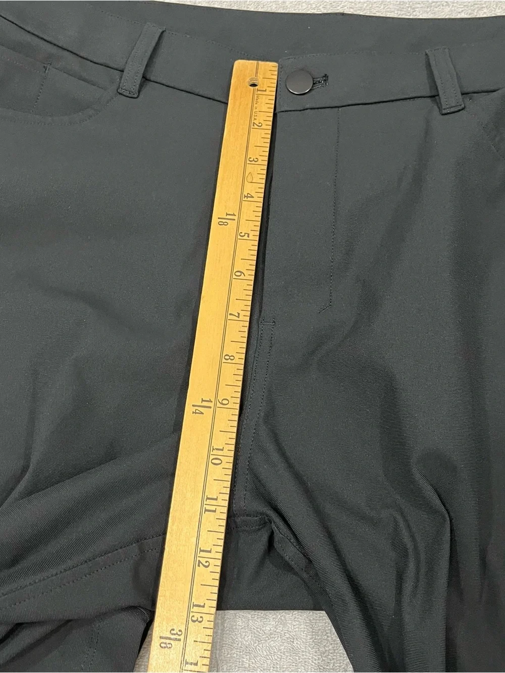 Lululemon ABC Classic Fit Pant Mens 38 Black ABC 38x26 Stretch LM5AQGS